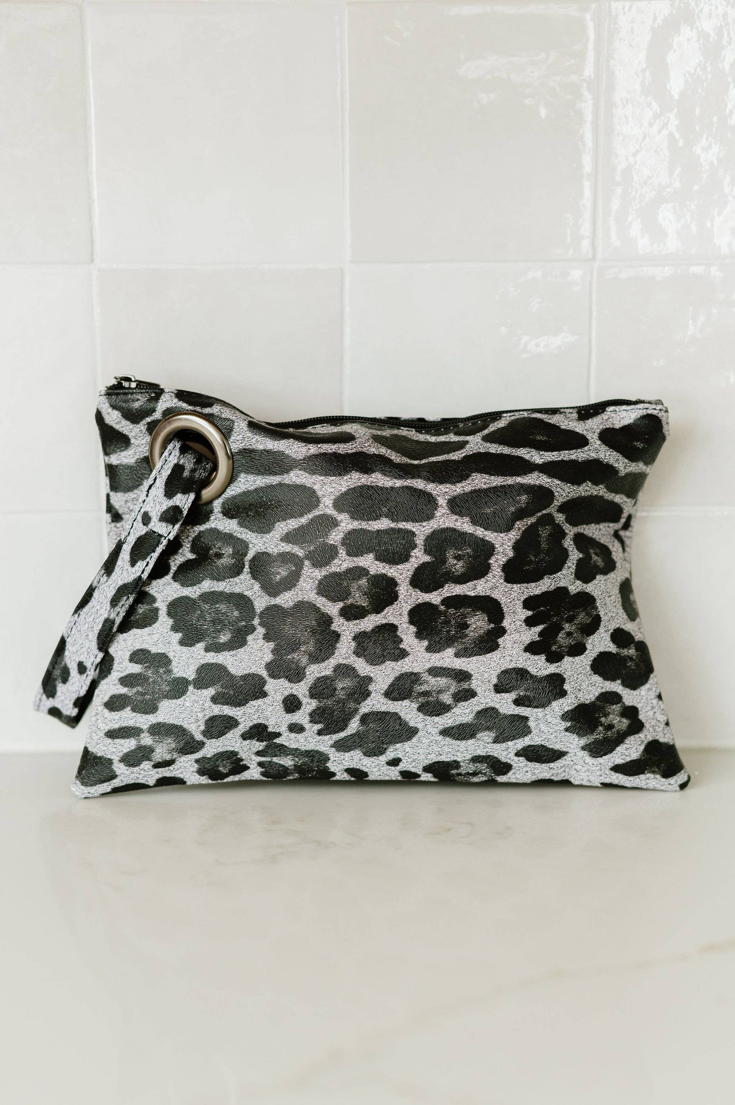 Alexa Oversized Travel Clutch: Blue