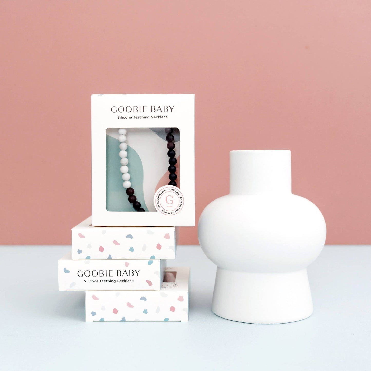 Audrey Teething Necklace - Marble