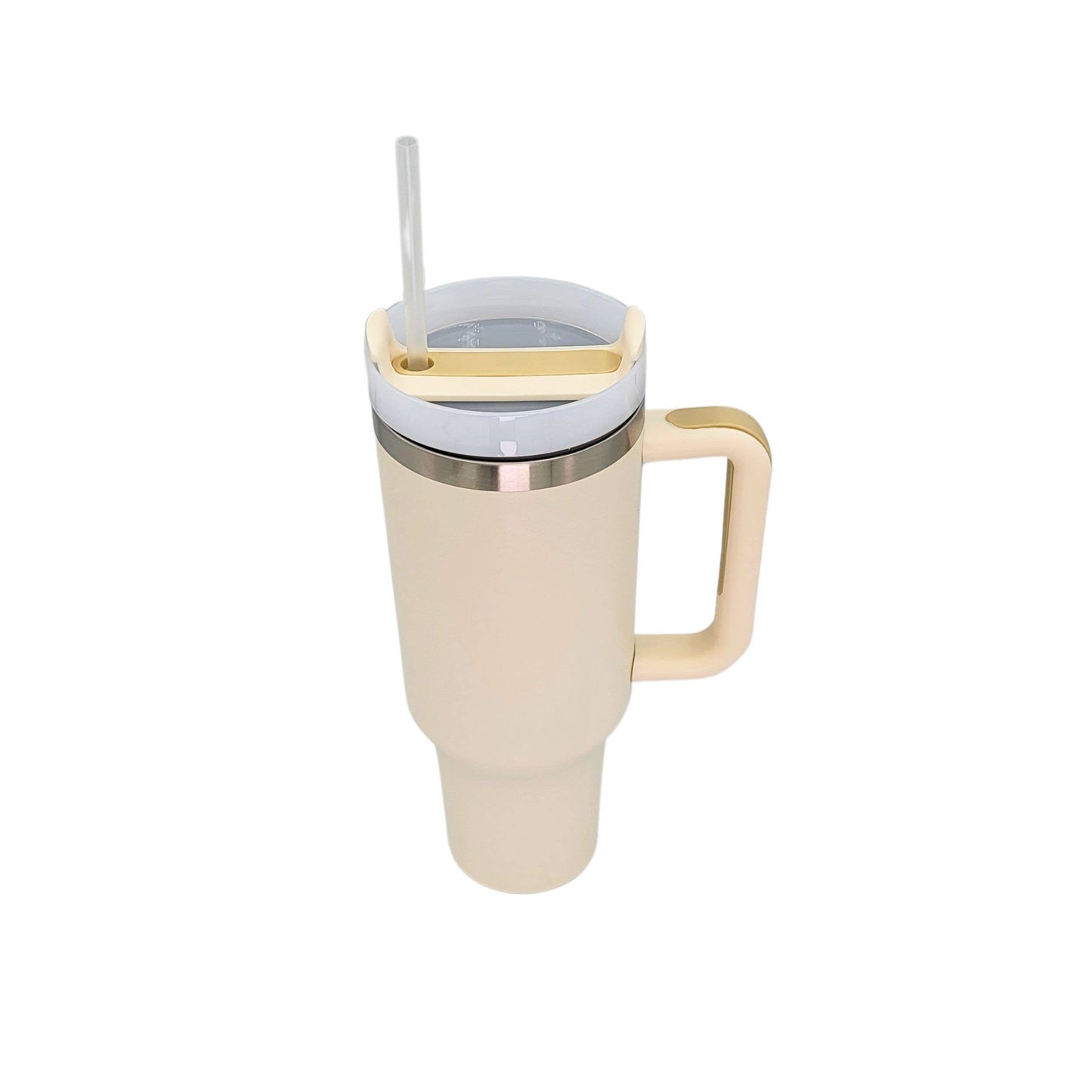 40 Oz. Heart Pattern Handled Tumbler
