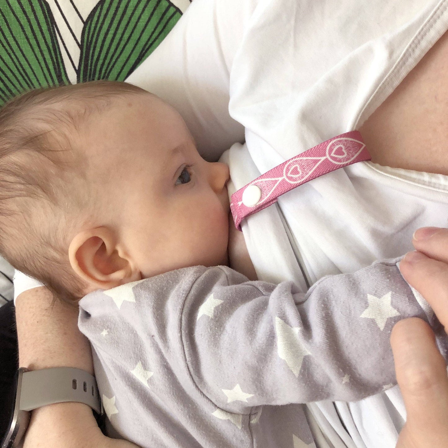 Yellow Leopard Print Breastfeeding Clothing Clip