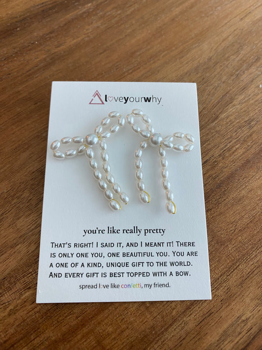 You’re Like Really Pretty Pearl Earrings